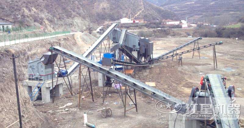 顎式破碎機(jī)+細(xì)鄂式破碎機(jī)+細(xì)碎機(jī) 顎式破碎機(jī)+細(xì)鄂式破碎機(jī)+細(xì)碎機(jī)